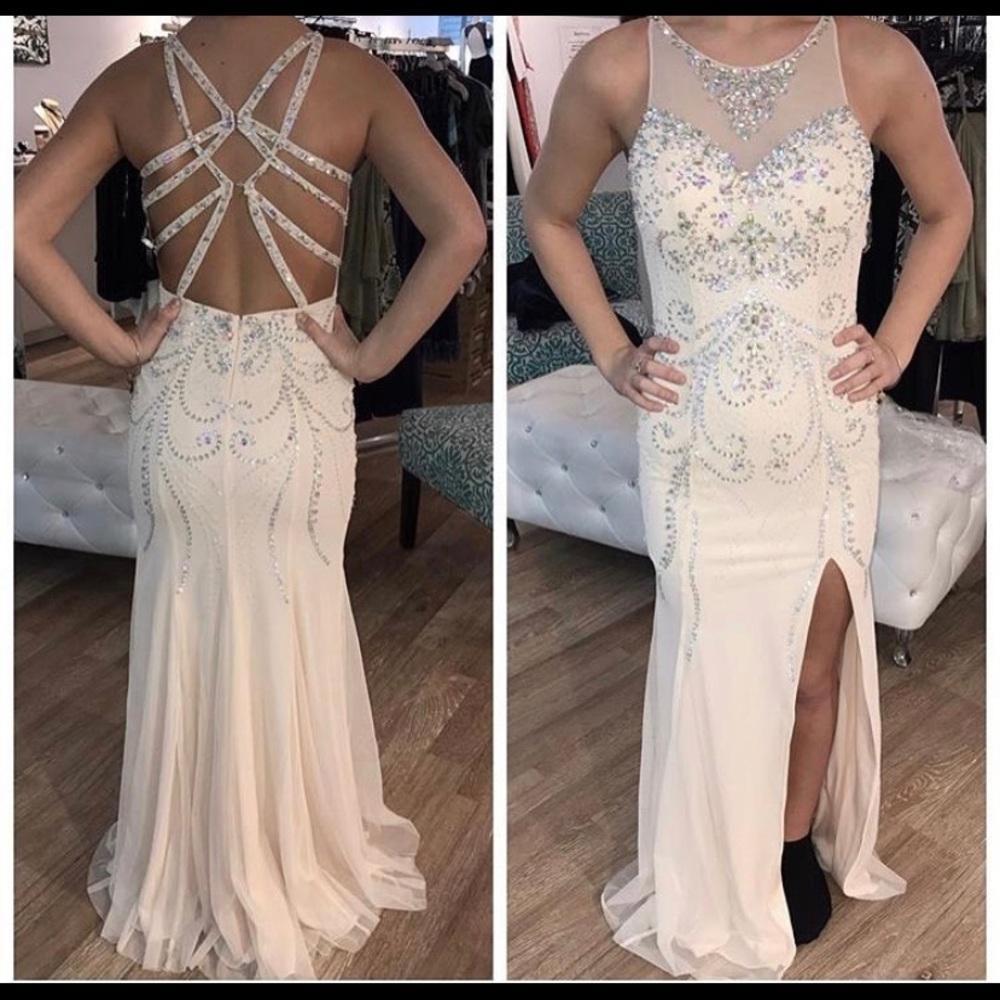 Sean Collection Gemmed Gown